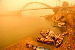 کار زیبای یک هموطن روی پل کارون +عکس 