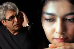 همسر سابق زنده یاد پوپک گلدره در کنار پسرش