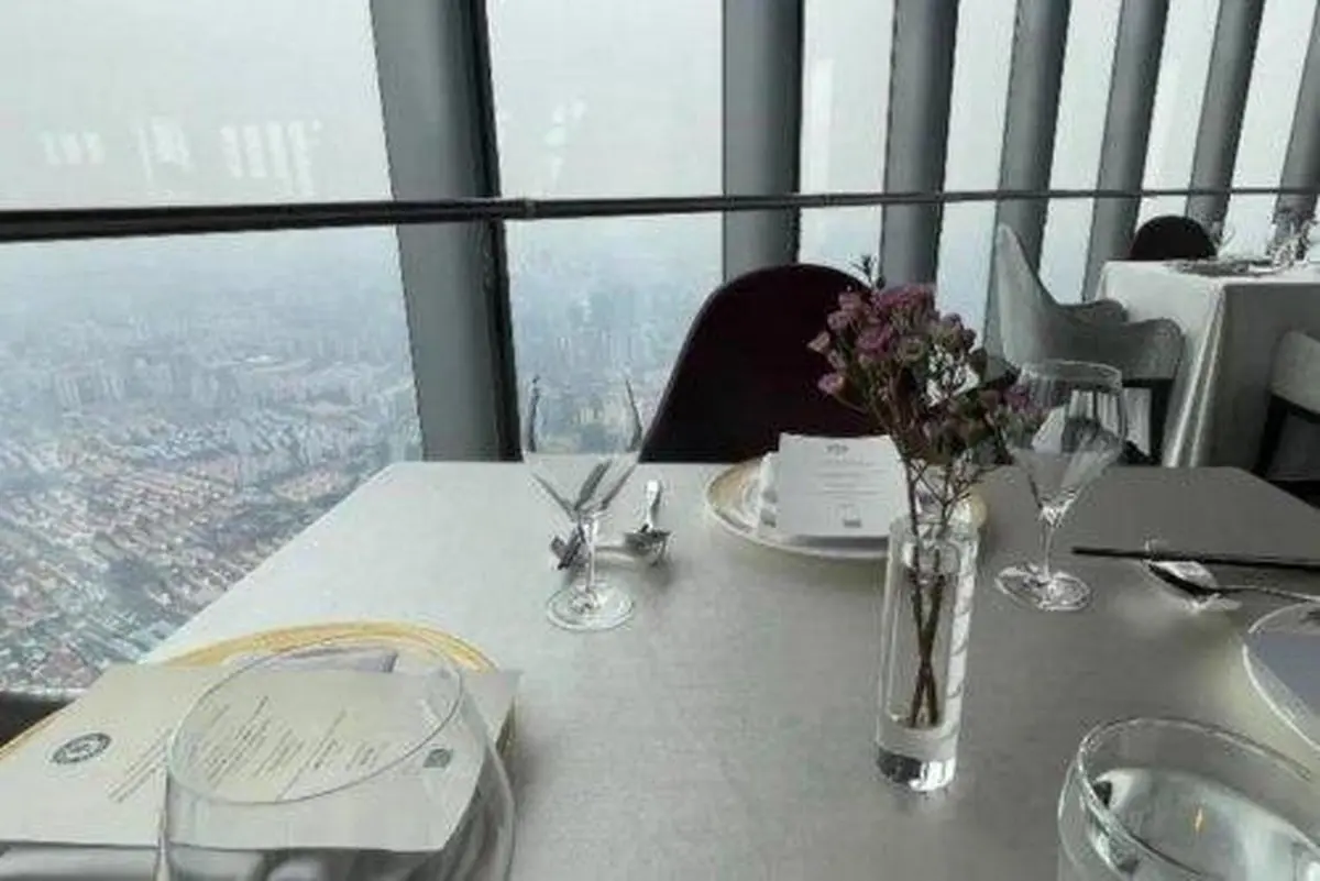 ثبت رکورد گینس این‌بار با عنوان «مرتفع‌ترین رستوران جهان» در شانگهای + عکس