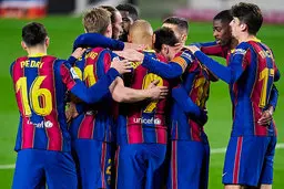 بارسلونا به جایگاه سوم جدول لالیگا بازگشت