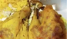 ناهار پلو مرغ زعفرانی بدون رب درست کن، محشر میشه | طرز تهیه پلو مرغ زعفرانی به روش رستورانی 