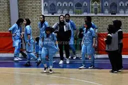 شادی اعضای فوتسال بانوان پیکان بعد از کسب جام قهرمانی+ویدئو 