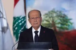 
پیام تبریک رئیس جمهور لبنان به رئیسی
