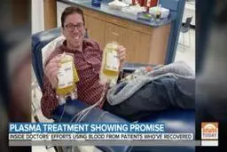 پلاسما درمانی برای کرونا جواب داد 