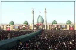آخرین تشییع عمومی رهبر شهید؛ از مسجد جمکران تا حرم حضرت معصومه در شهر قم +عکس