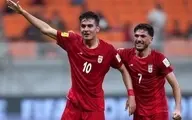 جشن شادی بازیکنان ایران پس از پیروزی تاریخی در برابر برزیل | پیروزی تیم‌های نوجوانان ایران در برابر برزیل