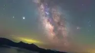 دوربین که  از چرخش کهکشان راه شیری فیلم میگیرد+ویدیو