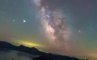 دوربین که  از چرخش کهکشان راه شیری فیلم میگیرد+ویدیو