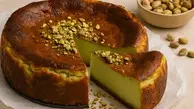 طرز تهیه چیزکیک سن سباستین پسته‌ | تو کافه‌ها هم ‌نمی‌تونی مثلش رو پیدا کنی! +ویدئو