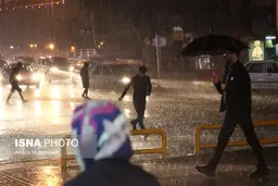 افزایش ۵۰ درصدی بارش‌ها در تهران
