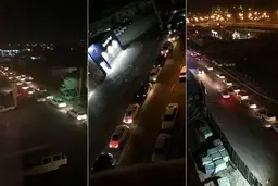 هجوم مردم به پمپ بنزین ها+تصویر| چرا مردم به پمپ بنزین ها هجوم بردند؟

