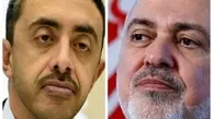 تماس تلفنی وزیر خارجه امارات با ظریف بعد از چند سال