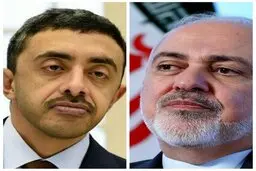 تماس تلفنی وزیر خارجه امارات با ظریف بعد از چند سال