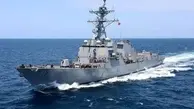 اخطار صیاد بوشهری به ناوشکن آمریکایی در خلیج فارس | نیروی دریایی: با ناوشکن حرف نزن!+ویدئو 