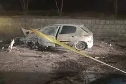 لایی‌کشی مرگبار پژو و مرگ کودک ۱۰ ساله در پی تصادف و حریق پیکان