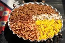 افطار عدس پلو زعفرانی درست کن، محشر میشه |  طرز تهیه عدس پلو زعفرانی مجلسی به روش نذری