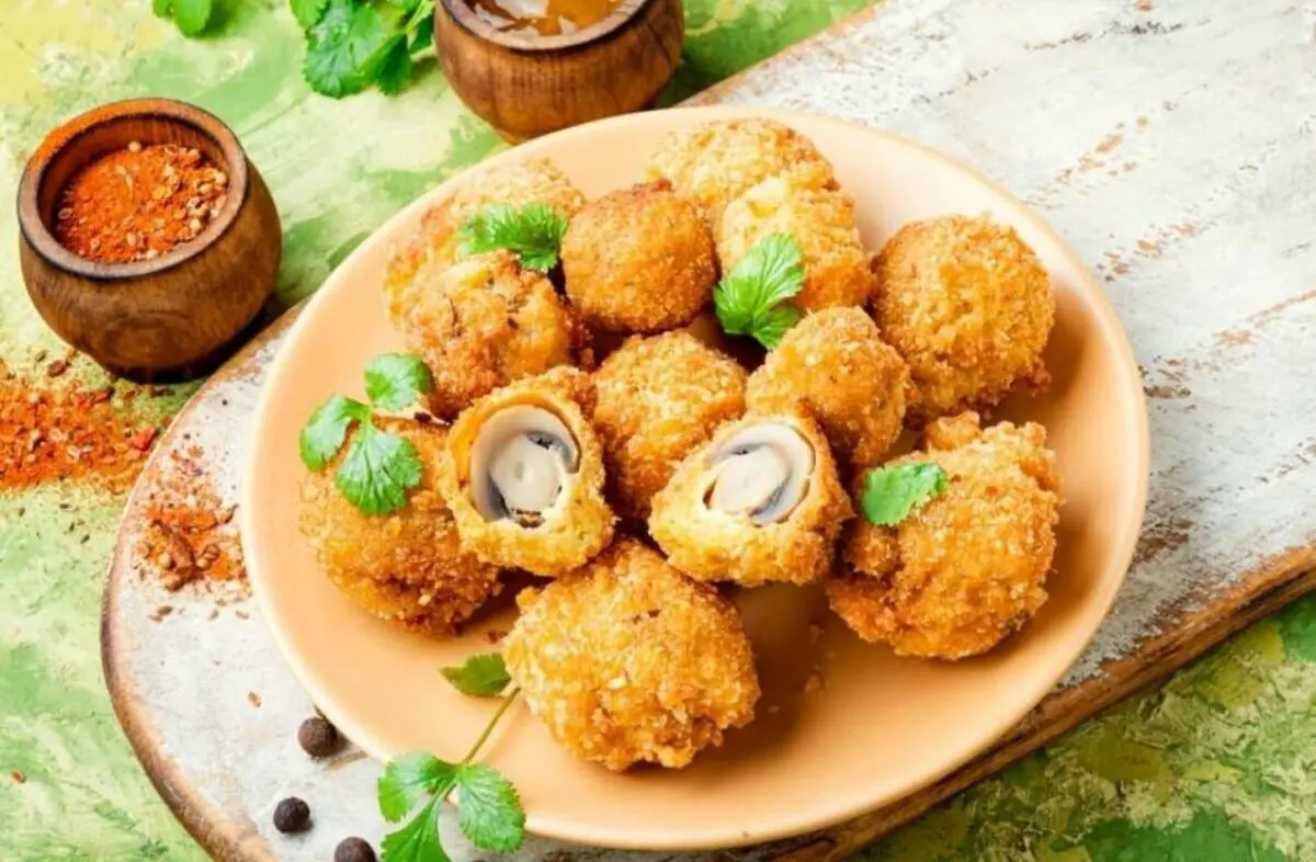 طرز تهیه قارچ سوخاری رستورانی | رسپی اصل قارچ سوخاری 