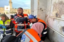 درگیری مجدد نظامیان اسرائیلی با فلسطینیان در مسجد الاقصی