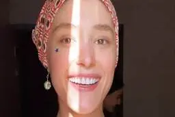 همسر نوید محمدزاده در کمپ پناهجویان + عکس