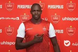 شیخ دیاباته برای اولین بار در باشگاه پرسپولیس حضور پیدا کرد | معارفه باشگاه پرسپولیس برای شیخ دیاباته