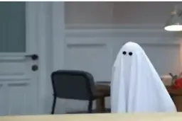 لحظه خنده‌دار تقابل روح و بچه+ ویدئو