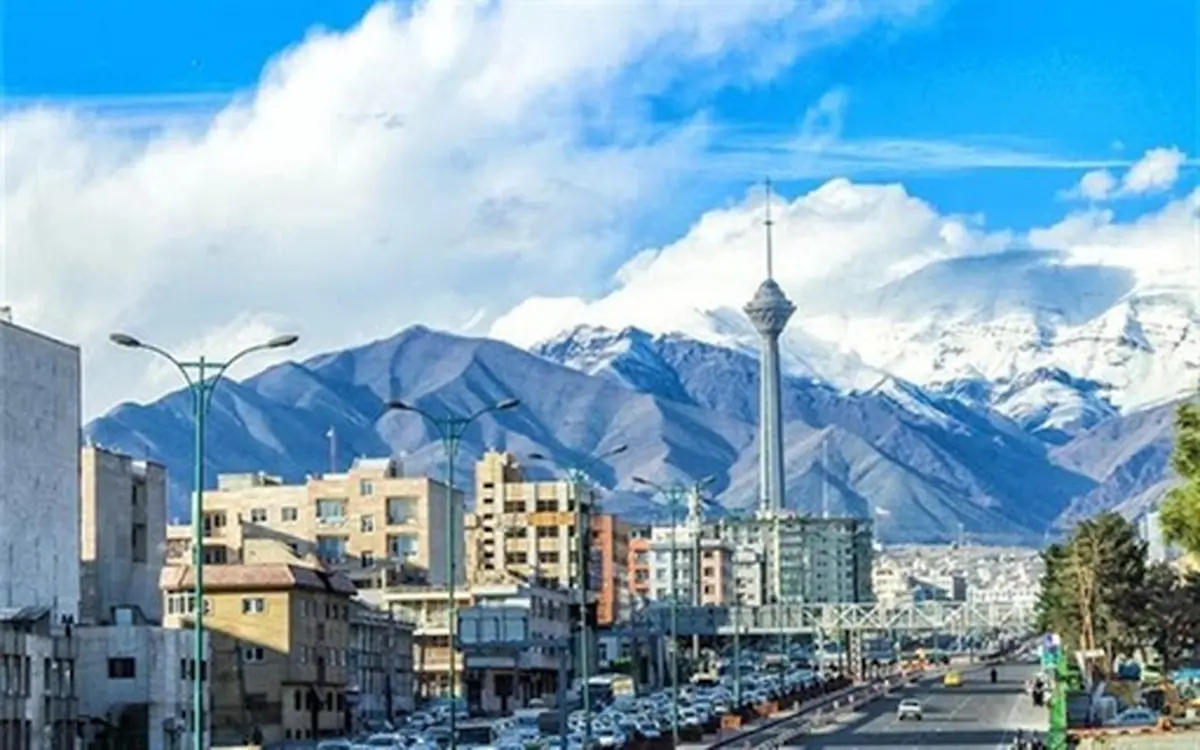 
باران هوای تهران را پاک کرد

