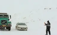 برف  کولاک  | جاده ریوش - نیشابور بسته شد 