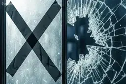 نکات ایمنی در برابر موج انفجار | الگو‌های صحیح چسب‌ زدن شیشه