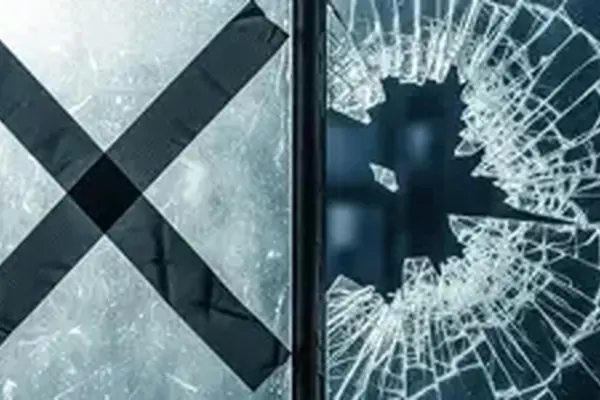 نکات ایمنی در برابر موج انفجار | الگو‌های صحیح چسب‌ زدن شیشه