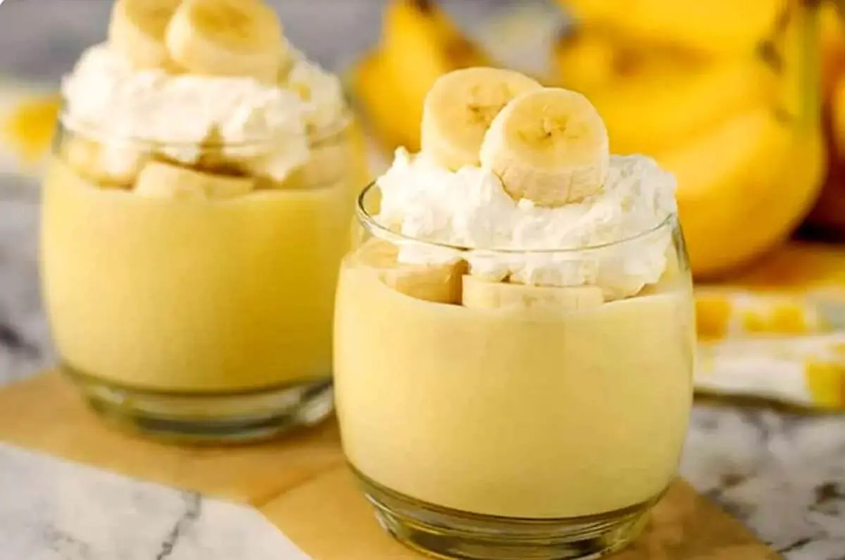 فقط با یک موز خوشمزه ترین دسر یلدا رو درست کن | طرز تهیه یک دسر راحت با موز و ژله برای شب یلدا
