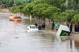 هسته اصلی سامانه بارشی پرمخاطره بعد از سه روز خراسان را ترک کرد + تصویر 
