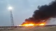 آتش سوزی واگن های قطار مسافربری در اسلامشهر