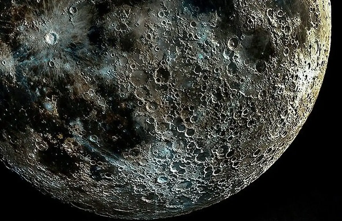  ثبت عکاس از دقیق‌ترین عکسی که دهانه‌های ماه را به تصویر می‌کشد 