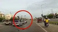 ویدئو دلخراش تصادف در وسط شهر ! + ویدئو