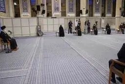 خانواده سردار سلیمانی با رهبر انقلاب دیدار کردند+ تصاویر