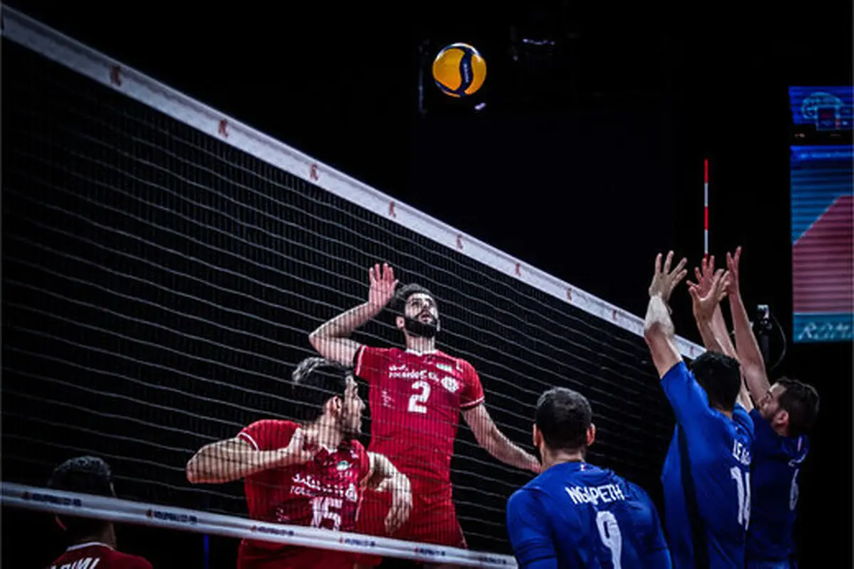 ایران بازی را به فرانسه واگذار کرد