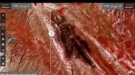 تصاویر ماهواره‌ای سوختن منطقه خائیز، شمال گچساران+فیلم
