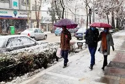 بارش برف و باران در ۱۹ استان| سامانه بارشی جدید از اواخر چهارشنبه وارد ایران می‌شود 