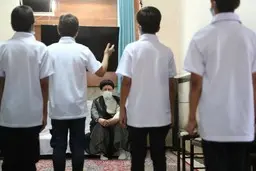  دیدار ابراهیم رییسی با کودکان کار 