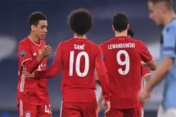 واکنش لواندوفسکی و سانه بعد از پیروزی پر گل برابر لاتزیو