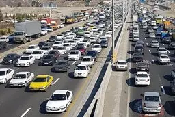 افزایش ۷.۵ درصدی تردد جاده‌ای در شبانه‌روز گذشته
