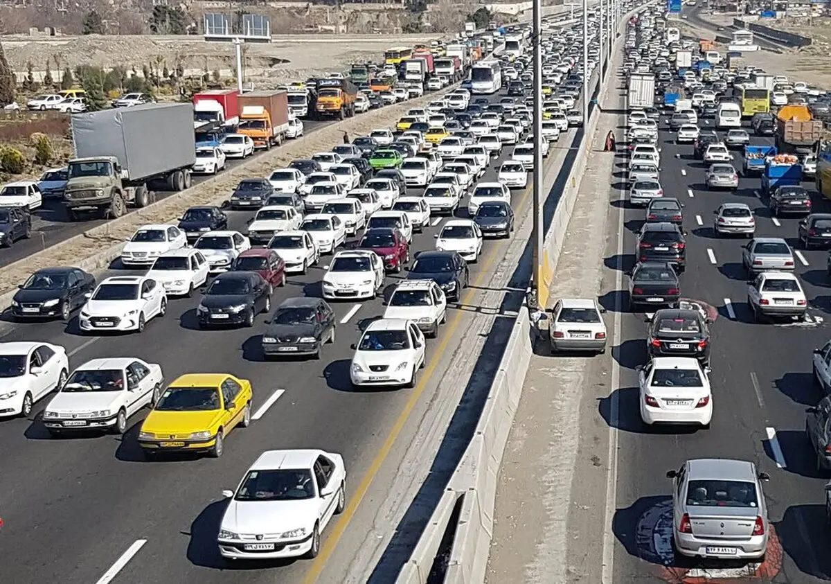 افزایش ۷.۵ درصدی تردد جاده‌ای در شبانه‌روز گذشته