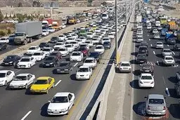 افزایش ۷.۵ درصدی تردد جاده‌ای در شبانه‌روز گذشته