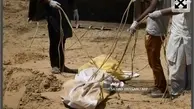 روش هندی ها برای دفن اجساد کرونایی