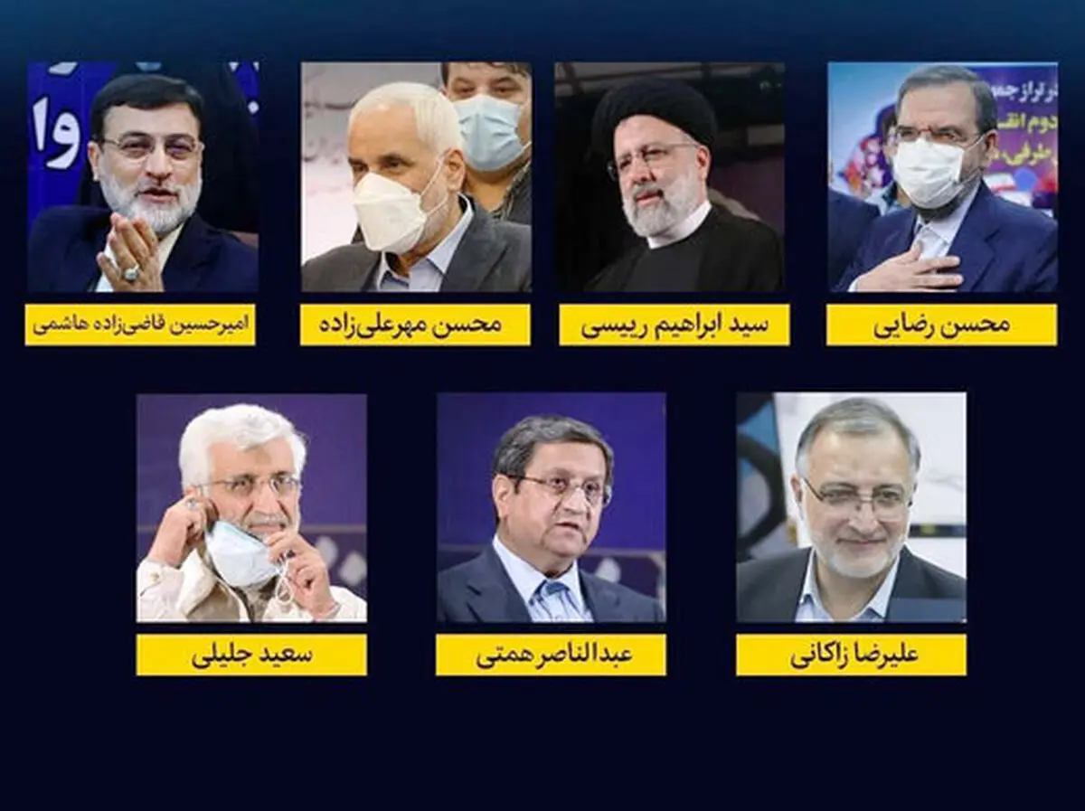 ورود کاندیداهای ریاست جمهوری به محل برگزاری مناظره