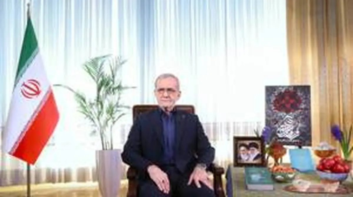 سفره هفت سین متفاوت مسعود پزشکیان در تحویل سال ۱۴۰۵ +تصویر