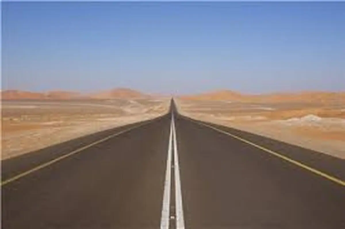 اتوبان ساختن با مدل چینی در بیابان