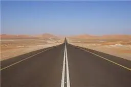 اتوبان ساختن با مدل چینی در بیابان