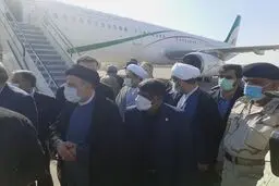 رییسی وارد زابل شد