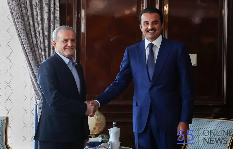 دیدار امیر قطر با دکتر پزشکیان | تاکید بر تقویت روابط دوجانبه و توسعه همکاری‌ها در حوزه انرژی
